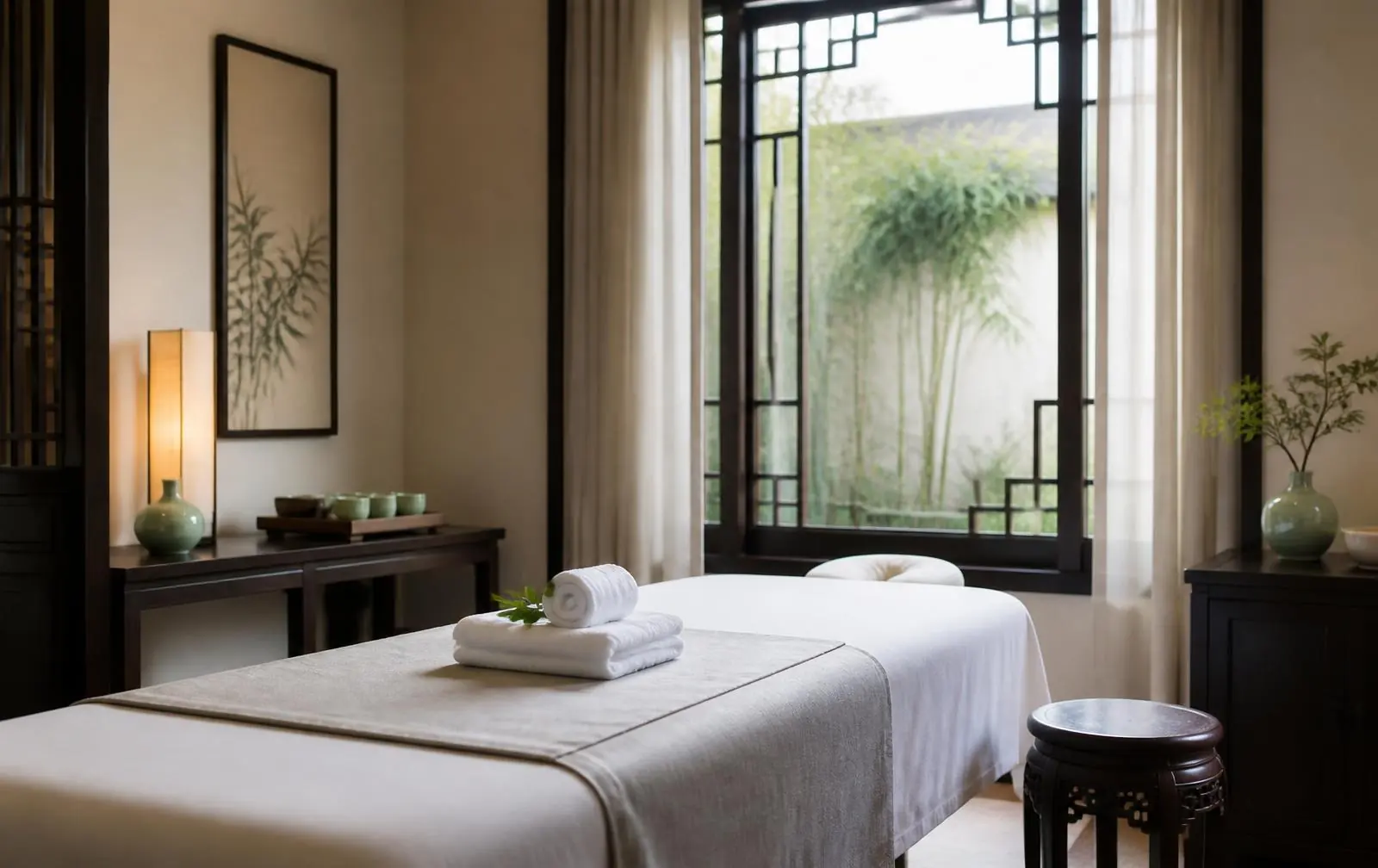 Salle de massage calme et lumineuse de Massage Chinois 168 à Bruxelles